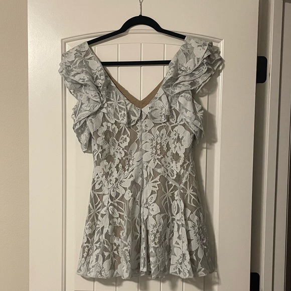 LoveShackFancy Lace Dress with Ruffles - Picture 3 of 3